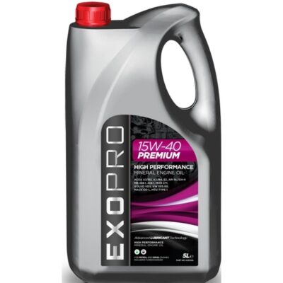 15W/40 Premium Mineral Oil 5lt