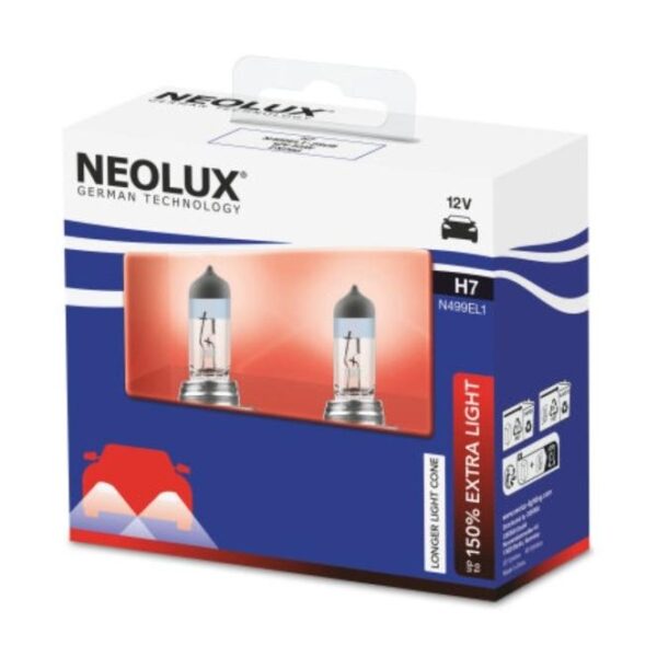 Neolux H7 (2Pin) Up To 150% Brighter Upgrade Bulbs Twin Pack