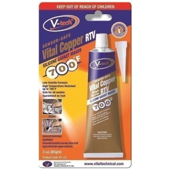 RTV Silicone Gasket Maker Copper 85gm