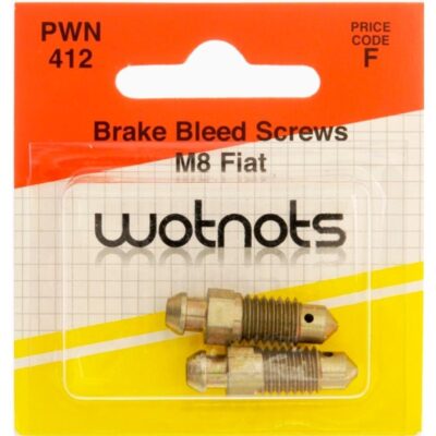 Bleed Screws M8 x 1.25mm Pitch Pack of 2