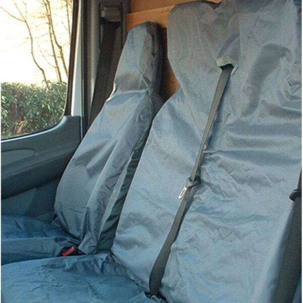 Van Seat Cover Set Front Single & Double Grey