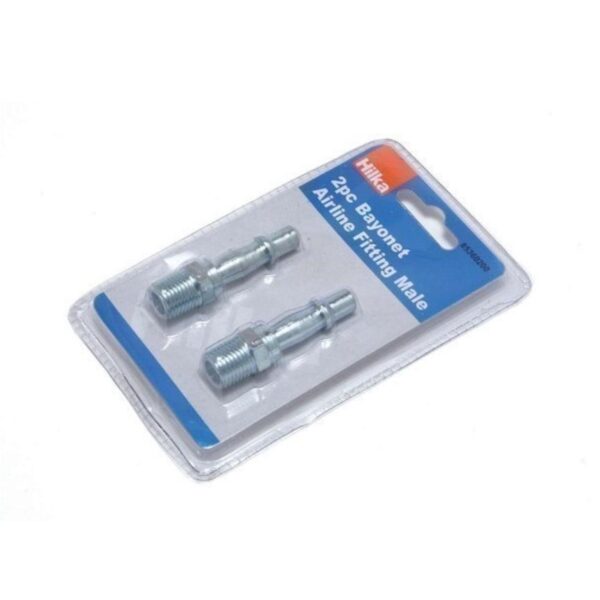 Hilka 2pc Bayonet Air Line Male Connector
