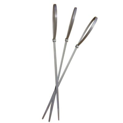 Cable Ties 370mm x 4.8mm Silver - Pack of 100